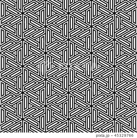 Seamless pattern based on Japanese ornament Kumiko 45329766