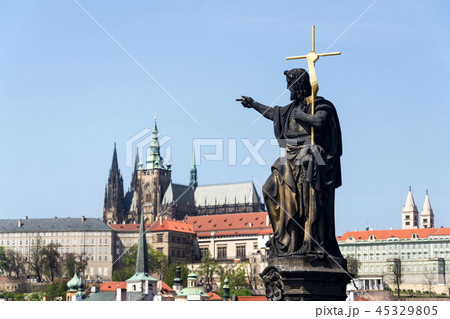 Sculpture of Saint John the Baptist Charles Bridge 45329805