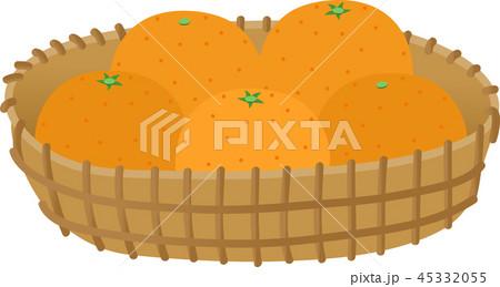 かごに入ったみかん かごに入ったみかん 45332055