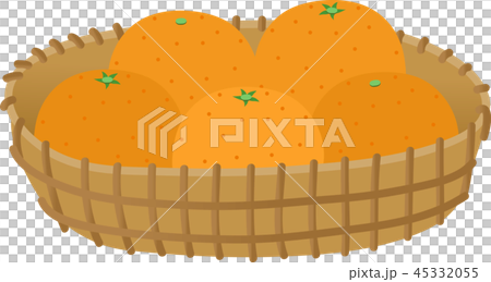 かごに入ったみかん かごに入ったみかん 45332055