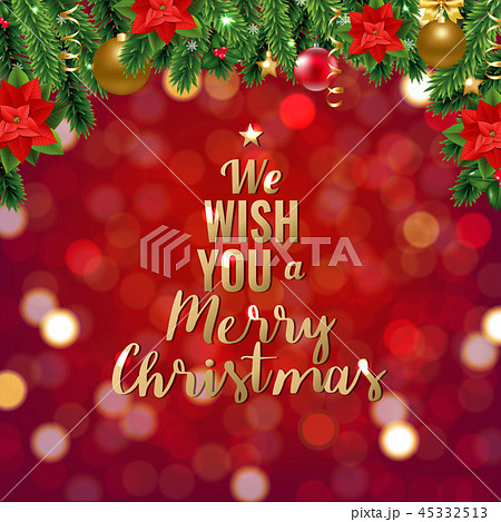 Red Background With Bokeh And Border Red Background With Bokeh And Border 45332513