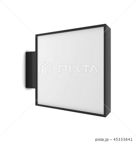 Blank store signboard Blank store signboard 45333641