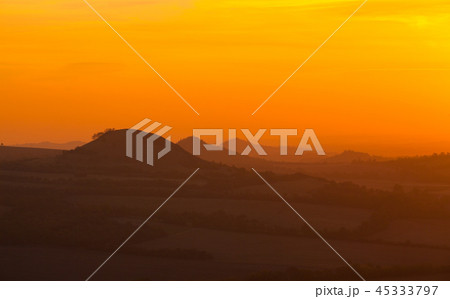 Sunrise in Central Bohemian Uplands Sunrise in Central Bohemian Uplands 45333797