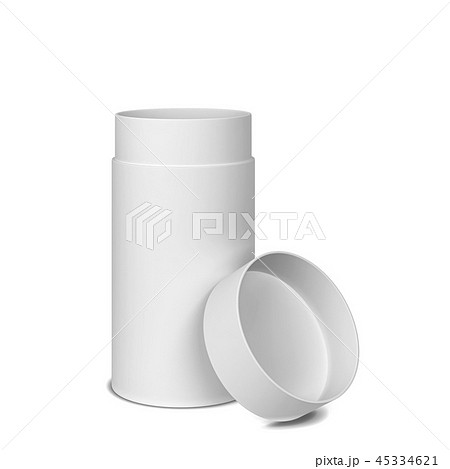 Tube cardboard package mockup 45334621