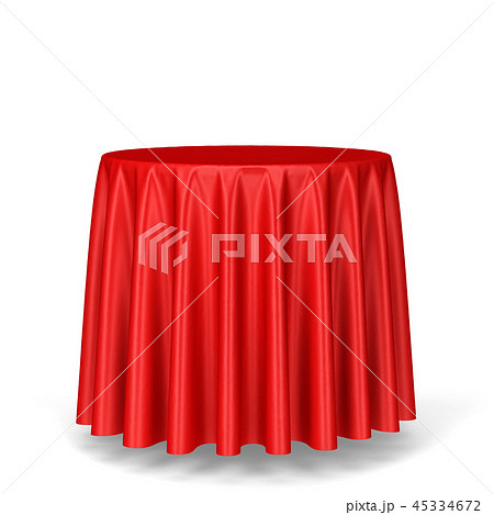 Blank round tablecloth 45334672