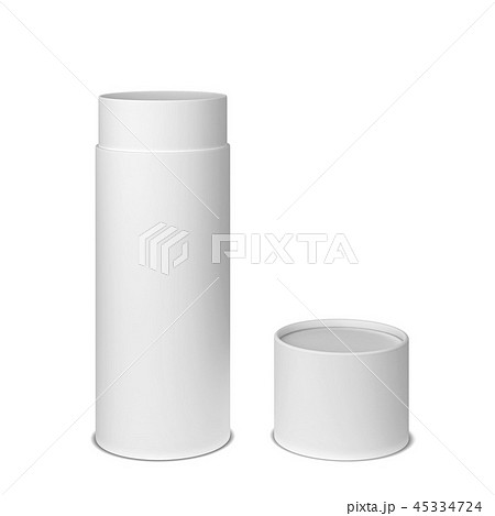 Tube cardboard package mockup 45334724