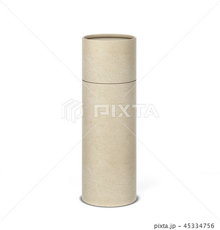 Tube cardboard package mockup 45334756