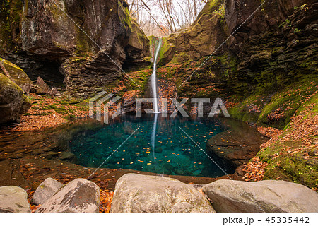 おしらじの滝　秋 45335442