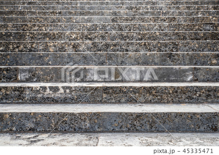 Ancient stone stairs, background. Concept - quality is proved by time 45335471