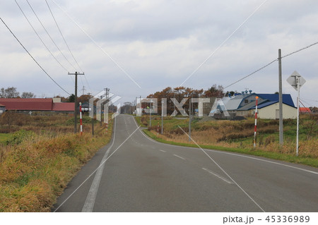 北海道 宗谷地方 牧場のある風景 北海道 宗谷地方 牧場のある風景 45336989