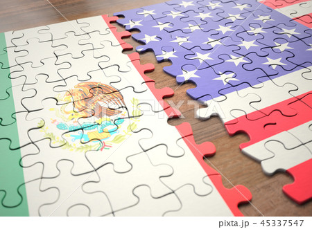 Puzzle Mexico And United States 45337547