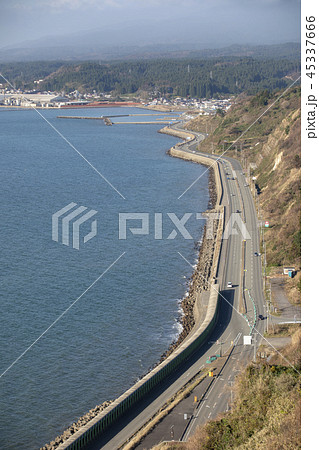 秋田県男鹿市 国道101号 船川街道 45337666