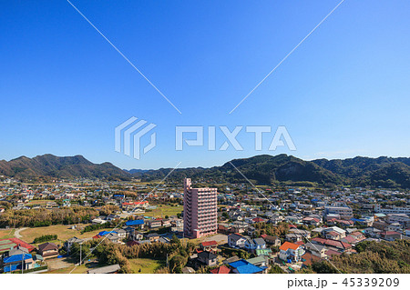 南房総市岩井海水浴場付近を空撮 45339209