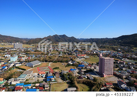 南房総市岩井海水浴場付近を空撮 45339227