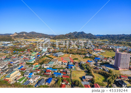 南房総市岩井海水浴場付近を空撮 45339244