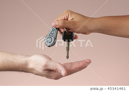 Giving car keys 45341461
