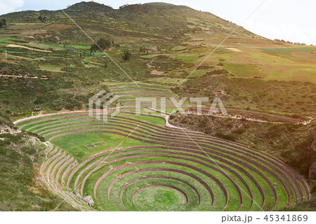 Circle green terraces 45341869