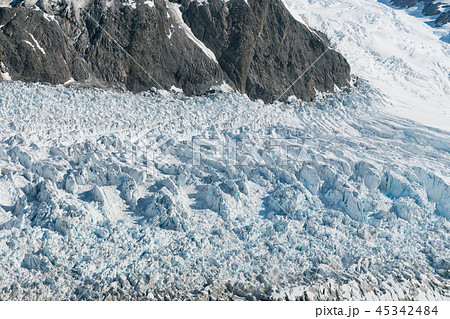 Fox Glacier close up winter season New Zealand 45342484