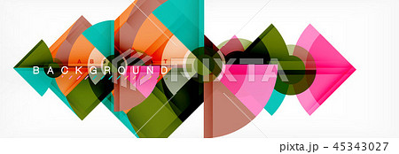 Modern geometric abstract background Modern geometric abstract background 45343027