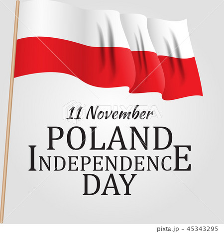 11 november, Poland Independence Day Patriotic Symbolic background Vector illustration 45343295