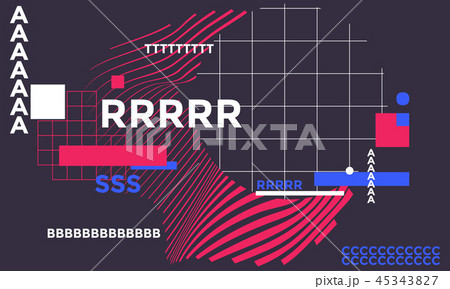 Space for text minimal geometric web banner design Space for text minimal geometric web banner design 45343827