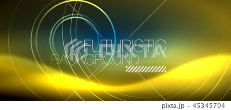 Neon glowing circles background Neon glowing circles background 45345704