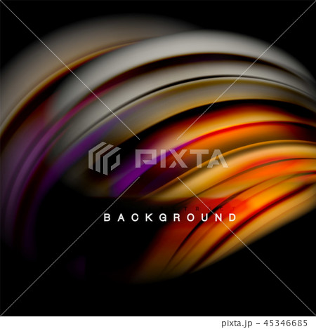 Background abstract - liquid color wave 45346685