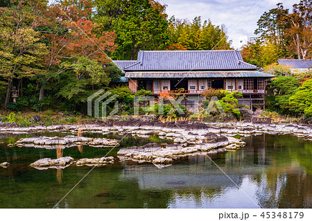 （静岡県）三島市楽寿園　小浜池と楽寿館 45348179
