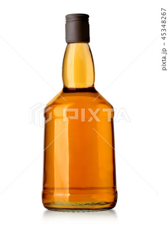 whiskey bottle isolated on white 45348267