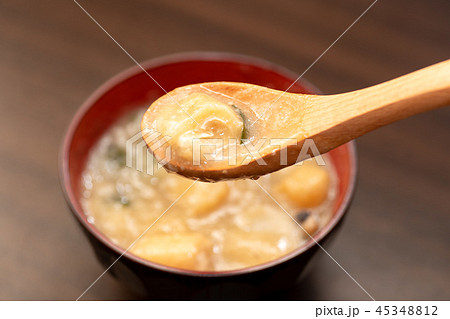 とろみ付きお味噌汁 45348812