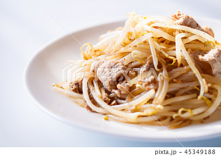 もやしと豚肉の炒め物 もやしと豚肉の炒め物 45349188