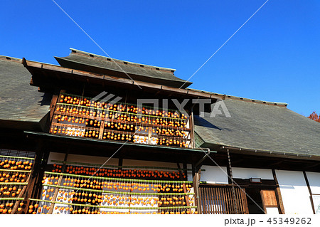 枯露柿(ころ柿)と古民家　甘草屋敷 45349262