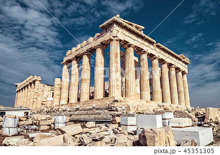 Parthenon on the Acropolis in Athens, Greece 45351305