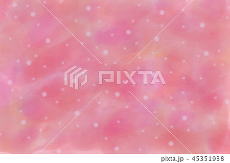 水彩背景　ピンク系 45351938