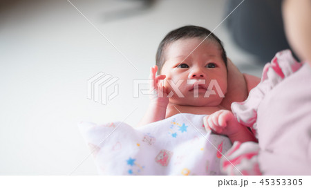portrait of cute baby 45353305