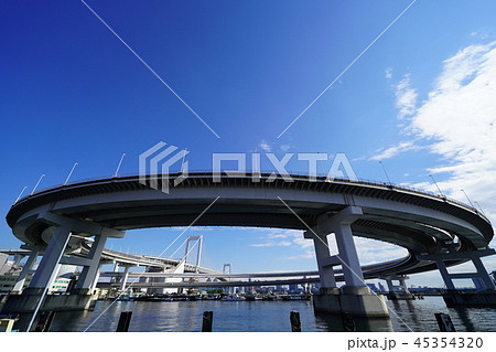 都市風景　東京レインボーブリッジ 45354320