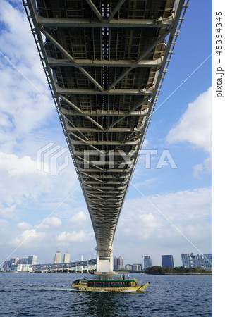 都市風景　レインボーブリッジ 45354345