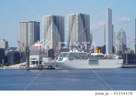 都市風景 東京湾 晴海ふ頭 都市風景 東京湾 晴海ふ頭 45354376