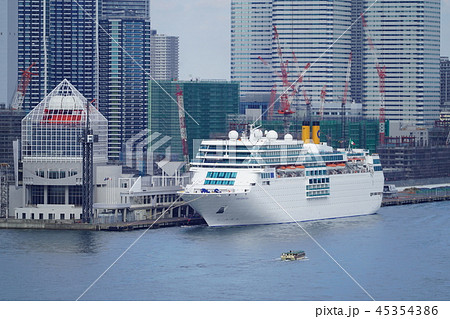 都市風景　東京湾　晴海ふ頭 45354386