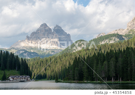 Lago Misurina in the Italian Dolomites Lago Misurina in the Italian Dolomites 45354858