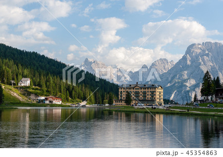 Lago Misurina in the Italian Dolomites 45354863