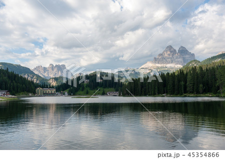 Lago Misurina in the Italian Dolomites Lago Misurina in the Italian Dolomites 45354866