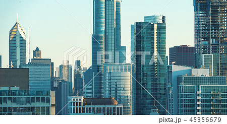 Chicago skyline skyscrapers 45356679