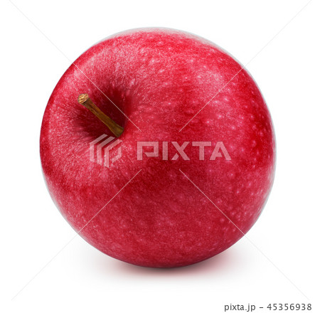 Fresh red apple isolated on white Fresh red apple isolated on white 45356938