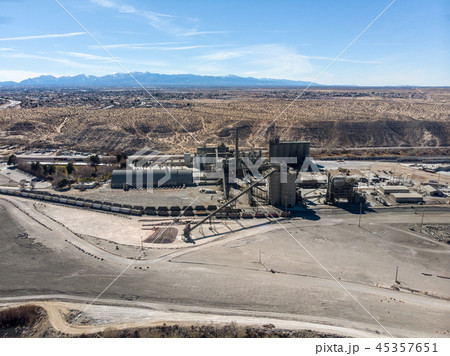 Mine coal factory in the desert. 45357651