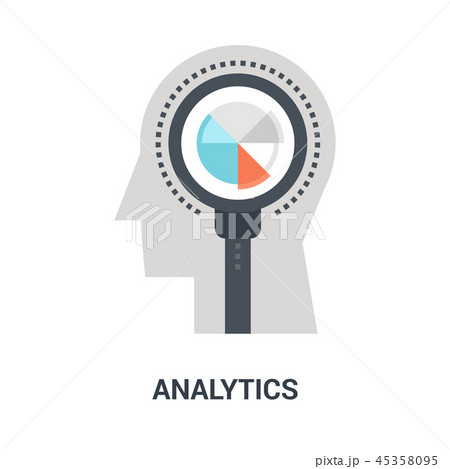 analytics icon concept 45358095