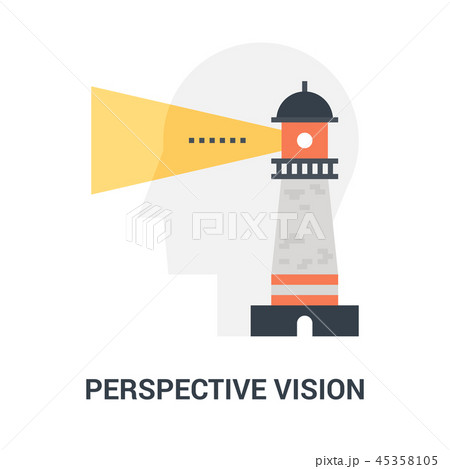 perspective vision icon concept 45358105