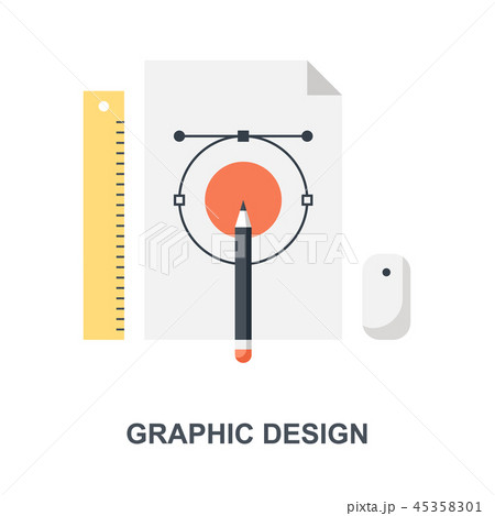 Graphic Design icon concept Graphic Design icon concept 45358301