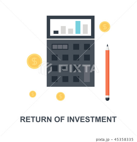 Return of Investment icon concept Return of Investment icon concept 45358335