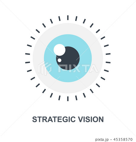 Strategic Vision icon concept 45358570